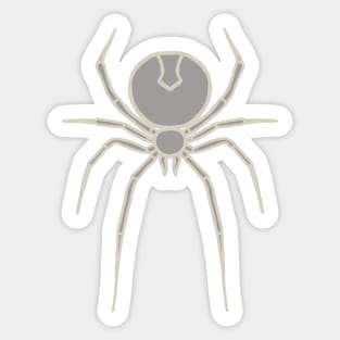 Simply Spooky Collection - Spider - Ghost Grey and Bone White Sticker